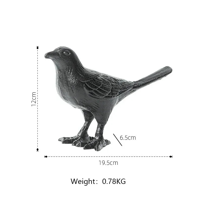 Bird Cast Iron Ornament Decoration - The Renmy Store Homewares & Gifts