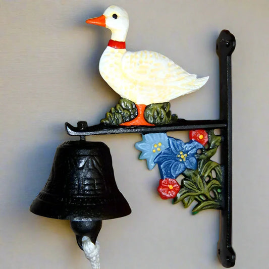 Doorbell Bell Duck Farm Country Cast Iron