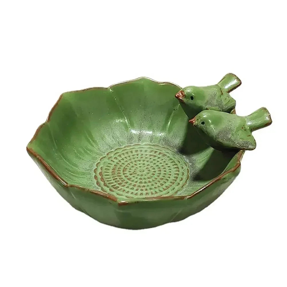 Bird Feeder Water Bath Bowl Decoration - The Renmy Store Homewares & Gifts