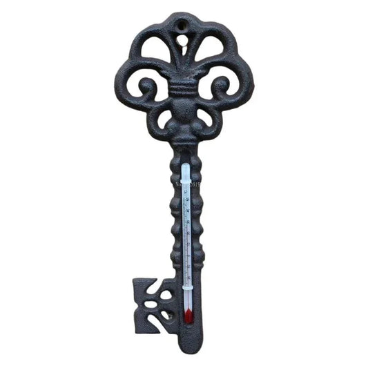 Thermometer Cast Iron Wall Decoration Key - The Renmy Store Homewares & Gifts