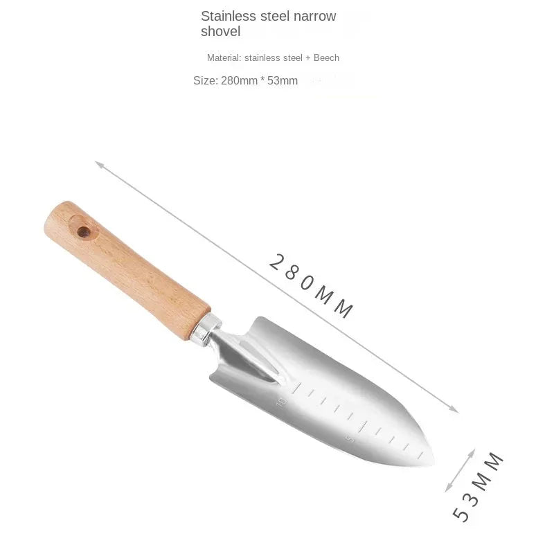 Garden Tool 5 Piece Set Stainless Wooden Handle - The Renmy Store Homewares & Gifts
