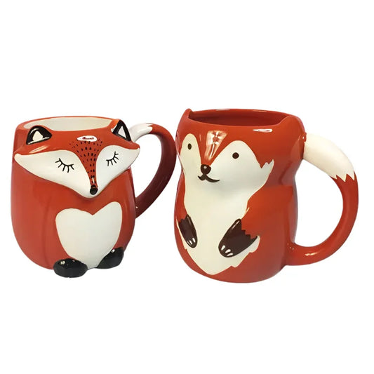 Fox Mug Coffee Ceramic - The Renmy Store Homewares & Gifts