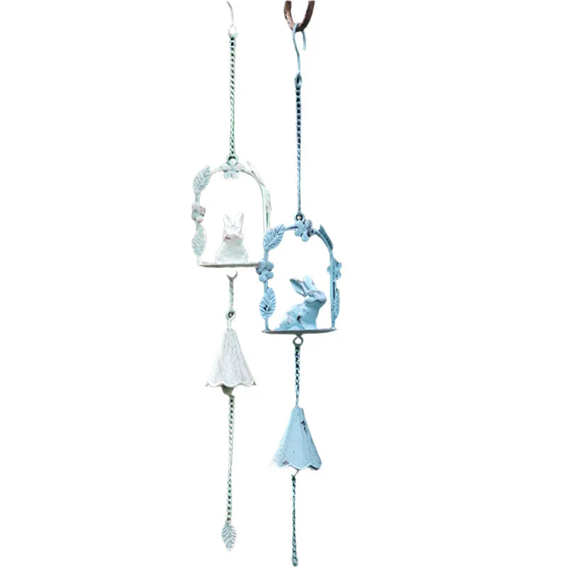 Rabbit Hanging Bell Vintage Iron - The Renmy Store Homewares & Gifts