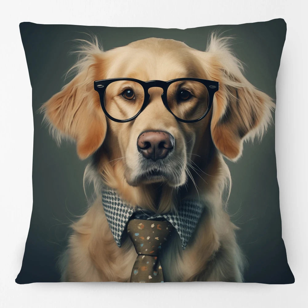 Cushion Cover Funky Farm Vintage Animals | Fox Highland Cow Sheep Alpaca Goat Donkey Horse