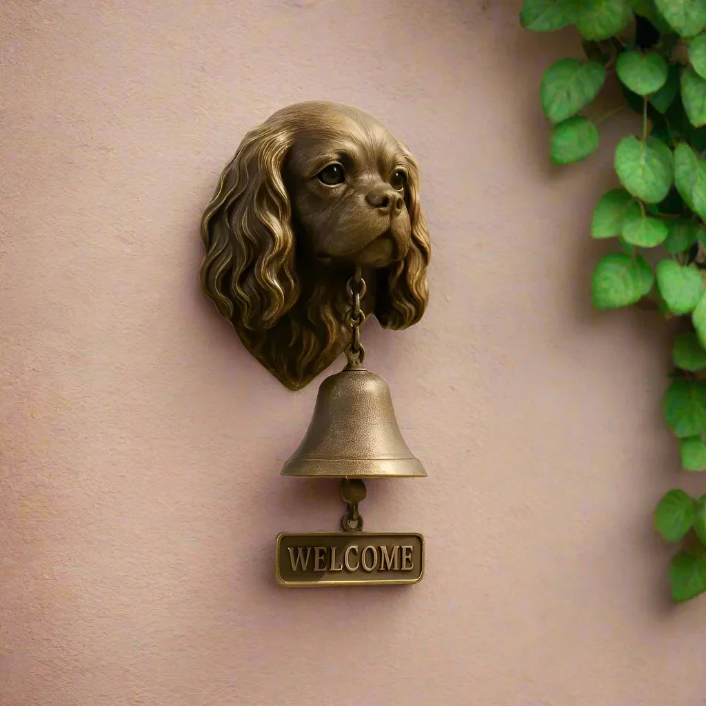 Cavalier King Charles Spaniel Doorbell Welcome Bell | Resin 20cm