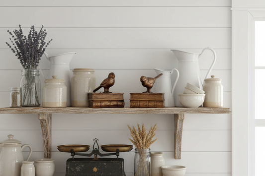 Retro Bird Bookends | Resin Animal Book Holders | Vintage Farmhouse Shelf Decor | Bird Lover Gift
