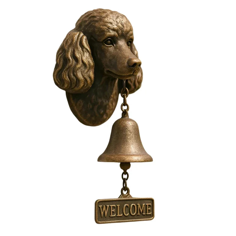 Doorbell Poodle Welcome Dog Bell