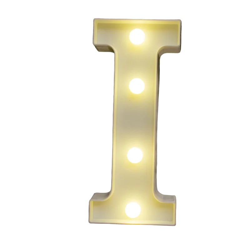 LED Alphabet Letter Number Light | Free Standing Illuminated Decor