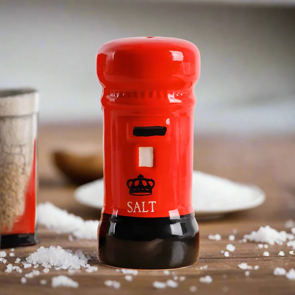 Salt & Pepper Shaker Set London UK Telephone Booth & Postbox - 8.9cm x 3.9cm