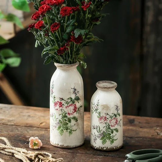 Vase Floral Rose Cottage - The Renmy Store Homewares & Gifts