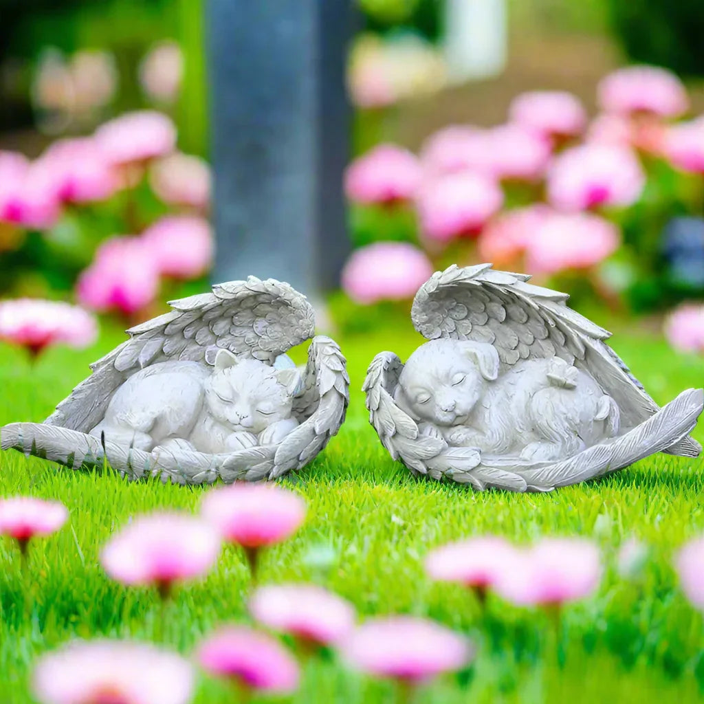 Memorial Angel Pet Dog Cat Grave Decoration - The Renmy Store Homewares & Gifts