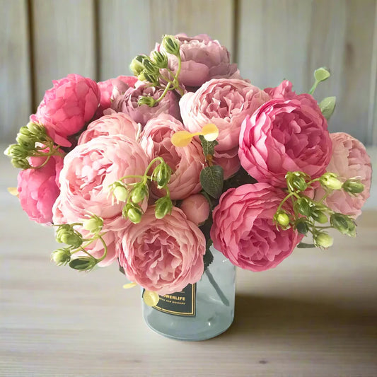 Flower Peony Bouquet 30cm Silk Artificial