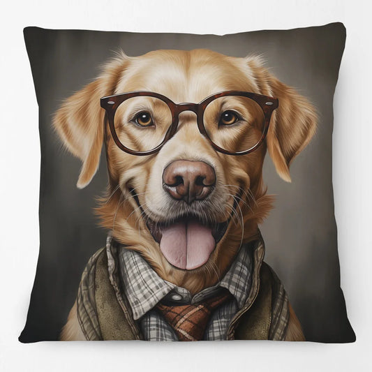 Cushion Cover Vintage Funky Horse Donkey Cow Dog