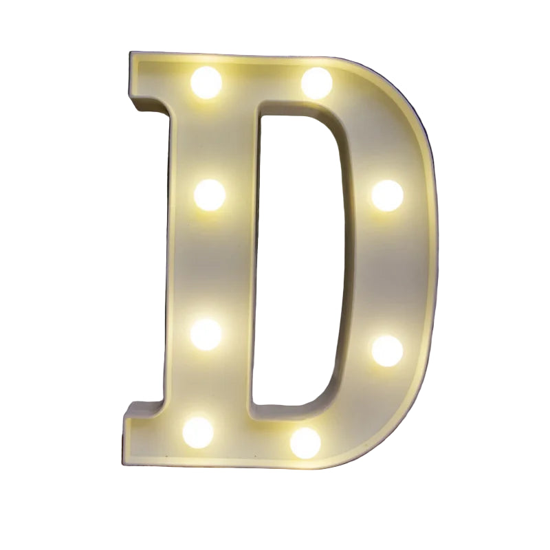 LED Alphabet Letter Number Light | Free Standing Illuminated Decor