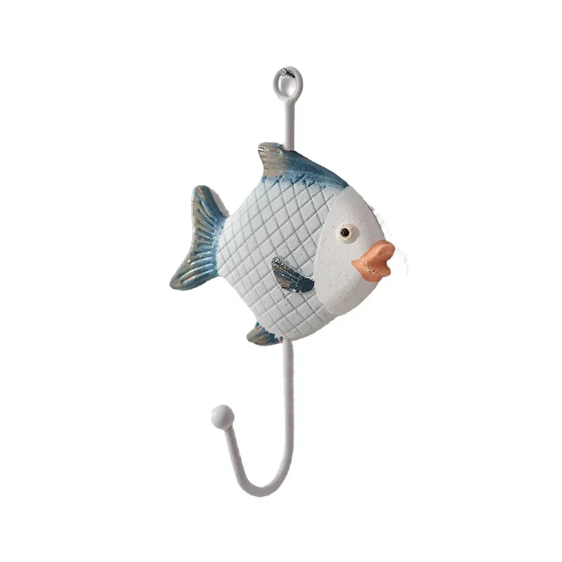 Hook Fish Metal Nautical Beach House - The Renmy Store Homewares & Gifts