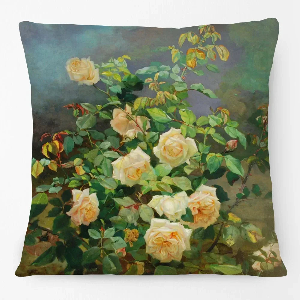 Cushion Cover Floral Flower Antique Classics
