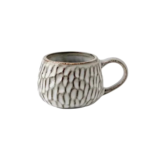 Mug Ceramic Natural Texture Handcrafted - 6.8x6.3cm