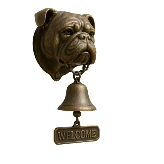 Doorbell Bulldog Welcome Dog Bell