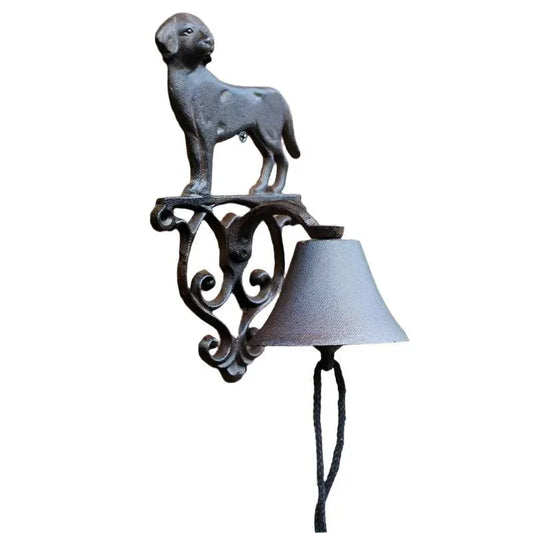 Door Bell Rustic Dog Hound Cast Iron - The Renmy Store Homewares & Gifts