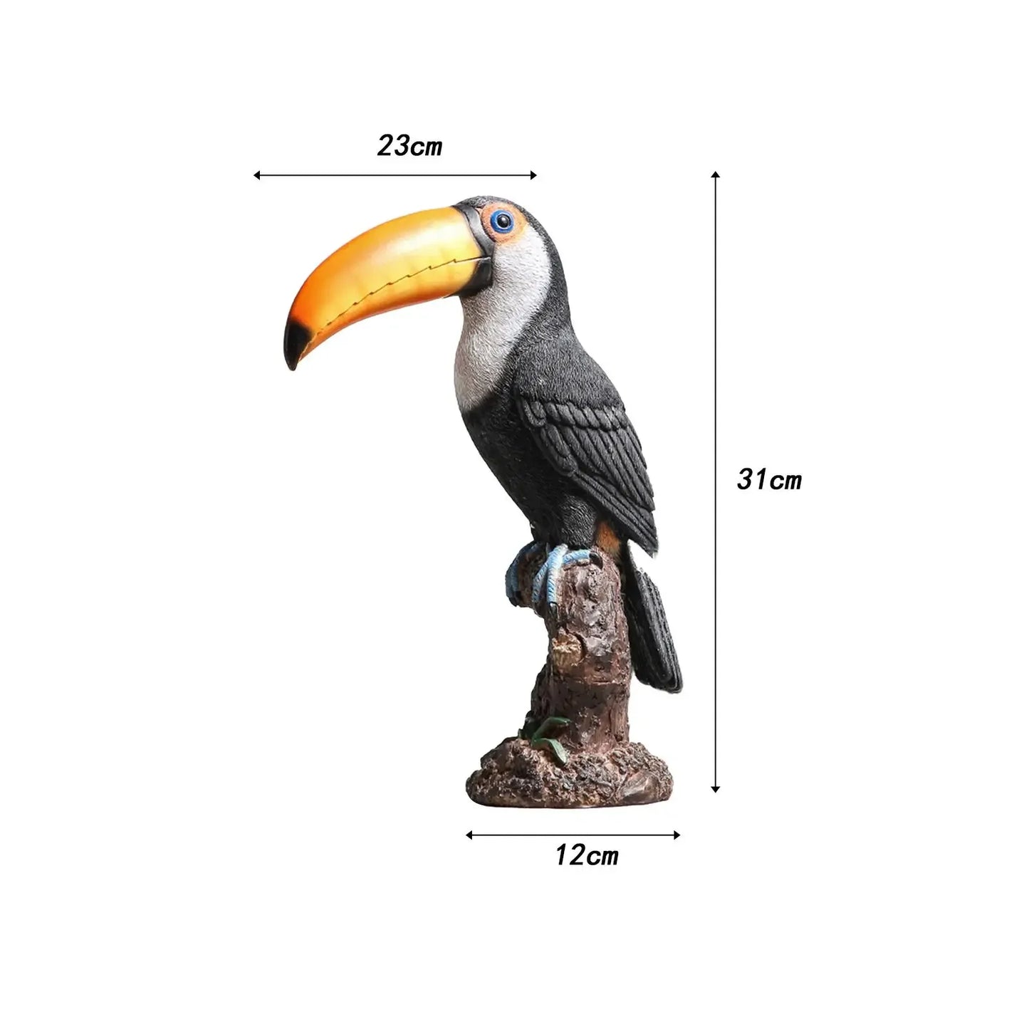 Toucan Bird Tropical Ornament - The Renmy Store Homewares & Gifts