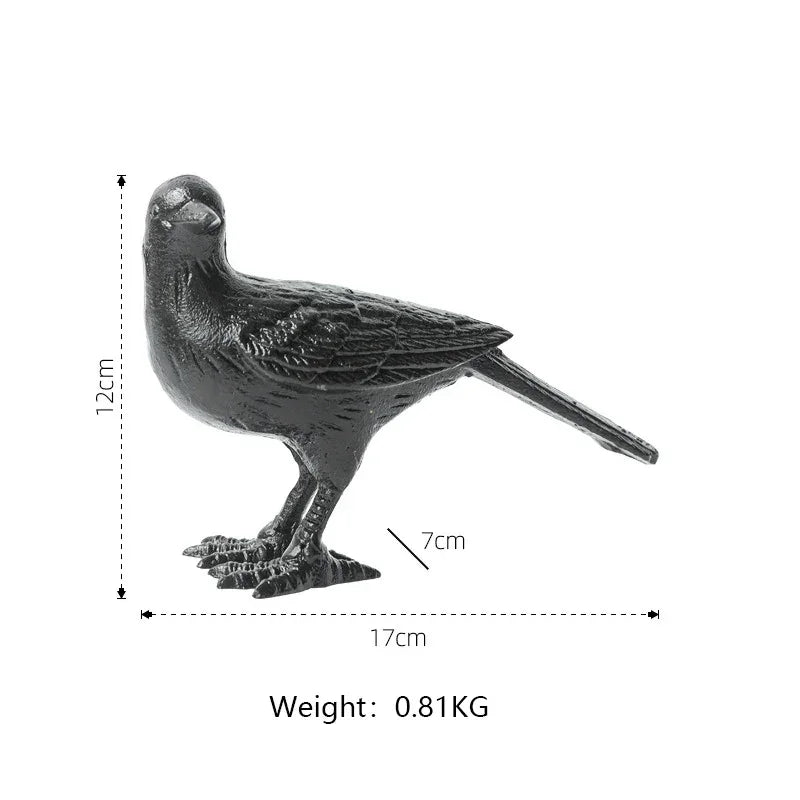 Bird Cast Iron Ornament Decoration - The Renmy Store Homewares & Gifts