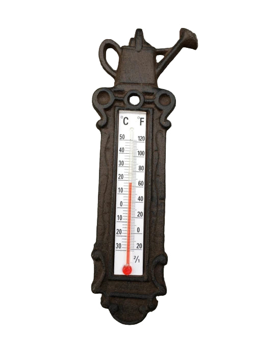 Thermometer Wall Vintage Garden Cast Iron Rustic