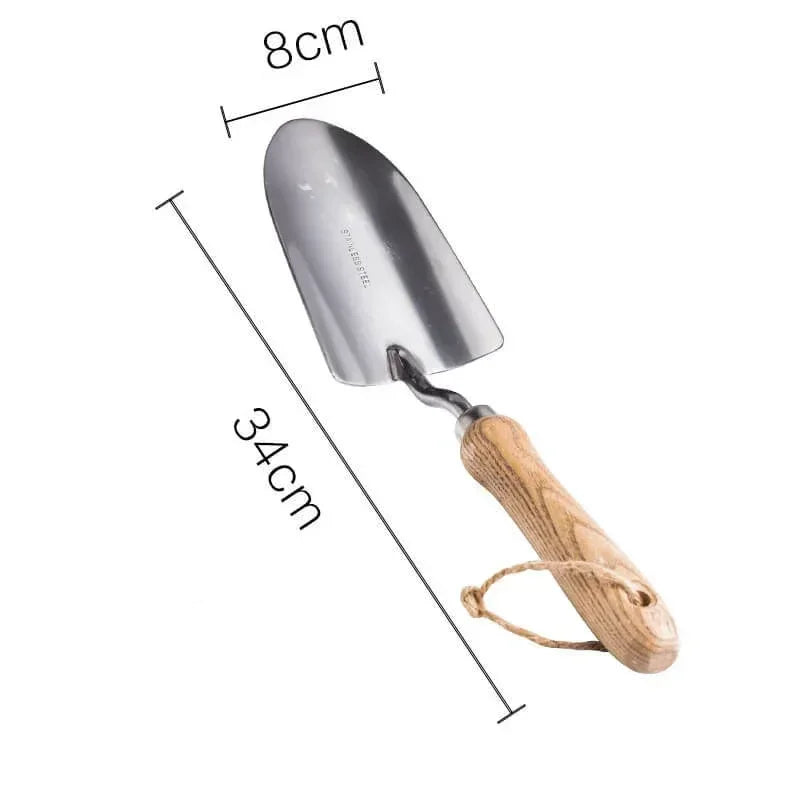 Hand Trowel Shovel Garden Tool Wood - The Renmy Store Homewares & Gifts