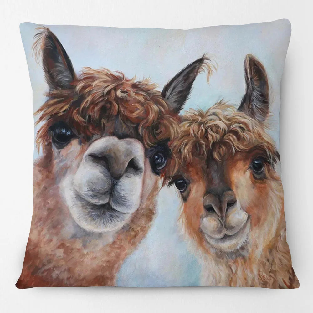 Farm Animal Friends Cushion Covers 45cm | Highland Cow, Giraffe & Farmhouse Designs