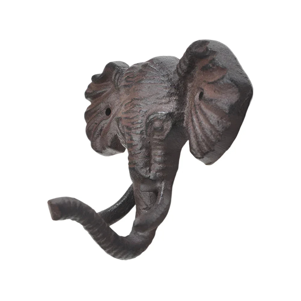 Hook Elephant Cast Iron Set Of 2 - The Renmy Store Homewares & Gifts