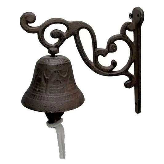 Doorbell Vintage Cottage Cast Iron - Scroll Design 13x13.5cm
