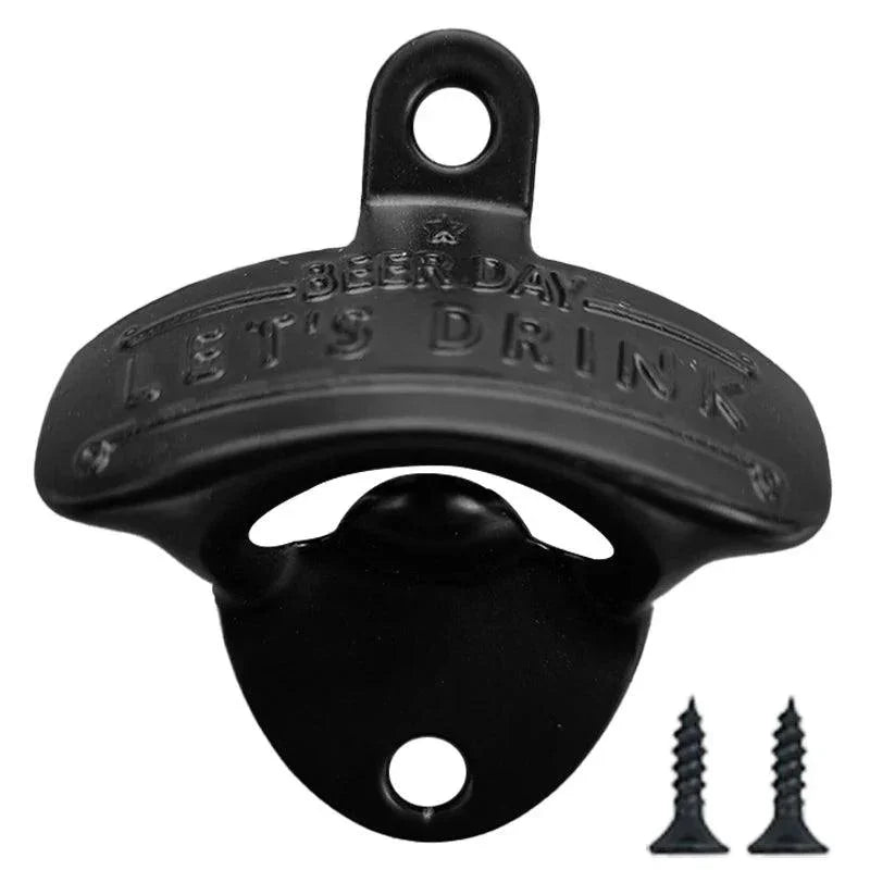 Bottle Opener Wall Lets Drink Beer Metal - The Renmy Store Homewares & Gifts