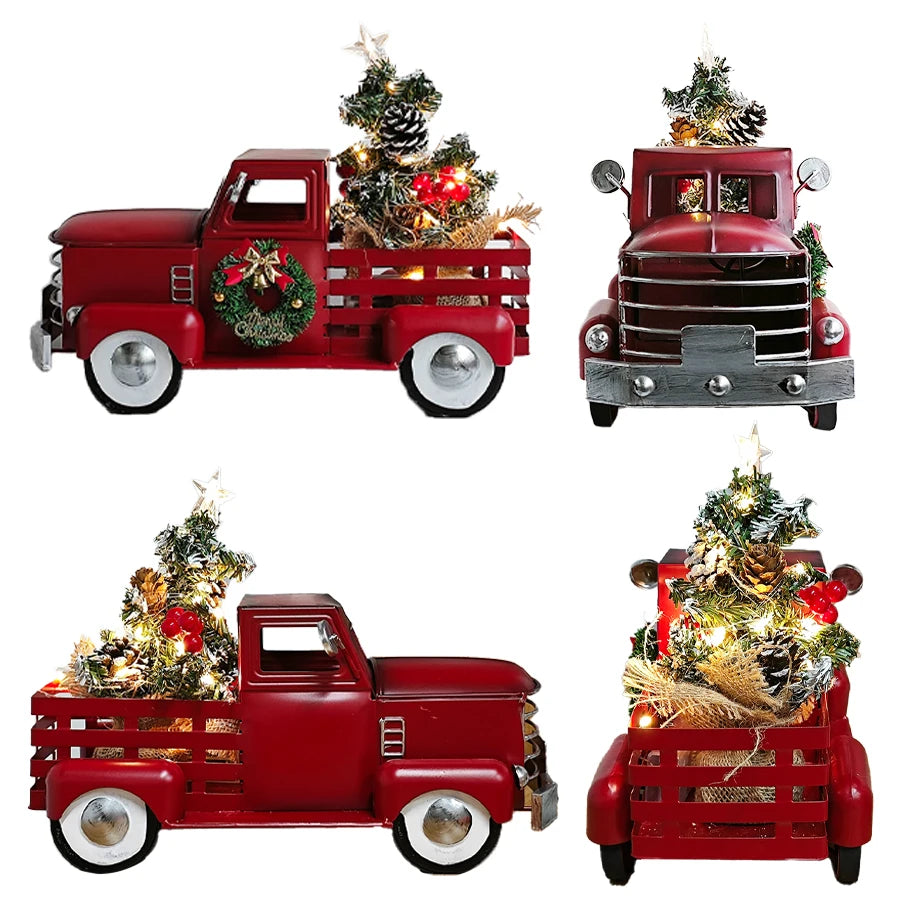 Farmhouse Christmas Truck Decoration