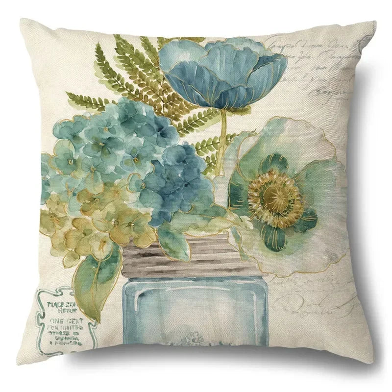 Cushion Cover Floral Rose Flower Butterfly Range