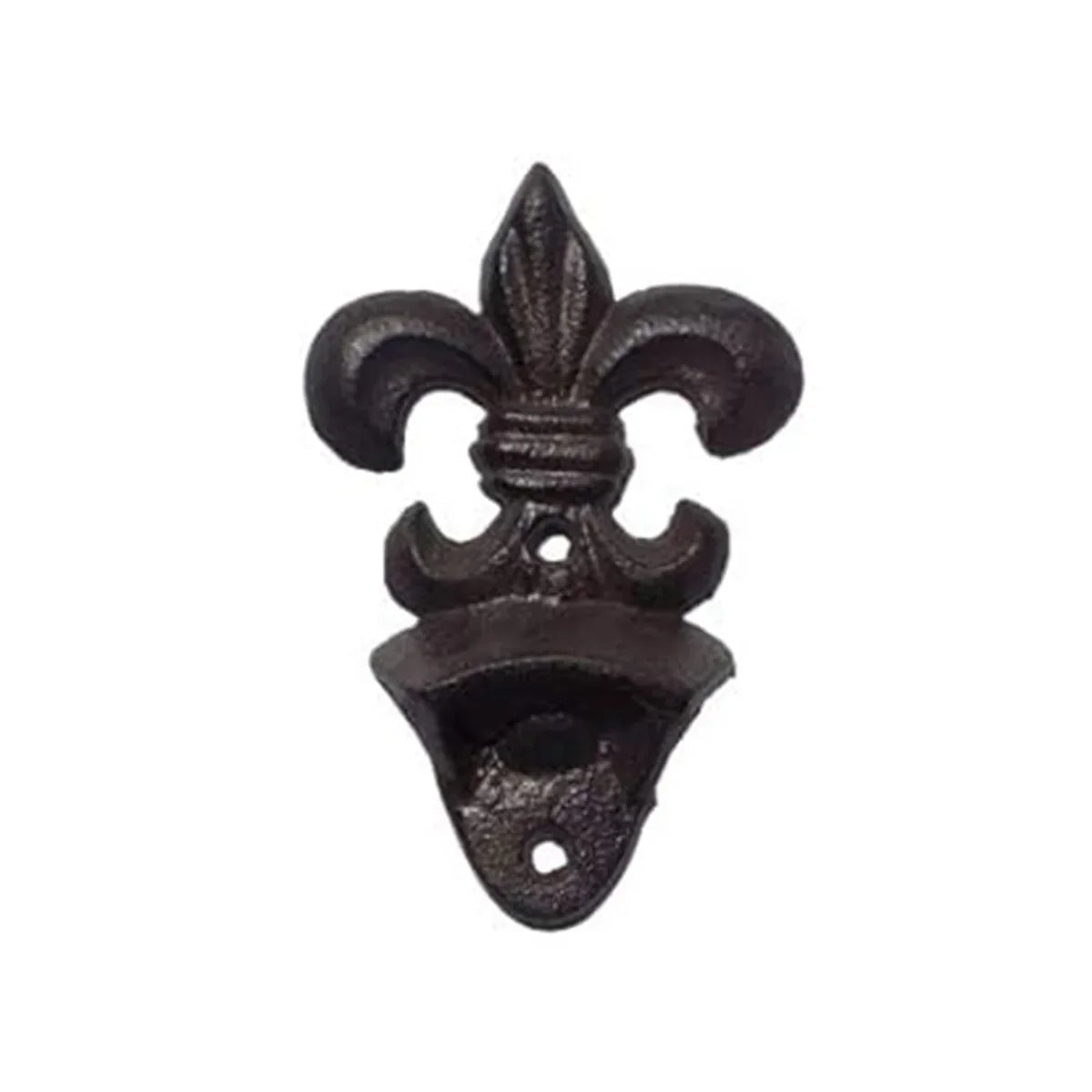 Fleur Wall Mounted Bottle Opener Vintage Cast Iron