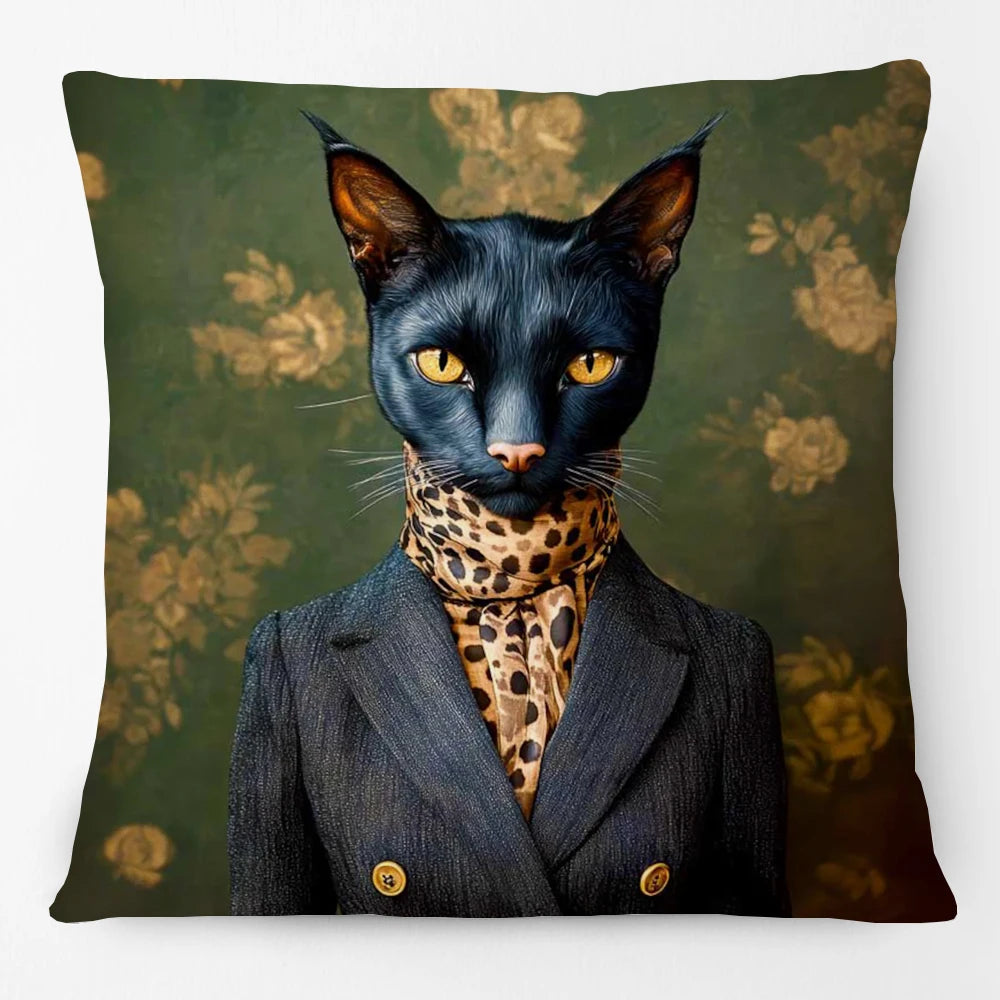 Animal Royalty Cushion Covers 45cm | Regal Animal Portraits & Vintage Style