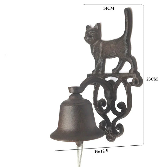 Doorbell Door Bell Cast Iron Cat Kitty - The Renmy Store Homewares & Gifts