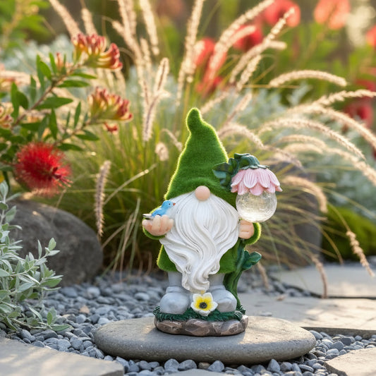 Solar Garden Gnome Light Outdoor Waterproof LED Decor