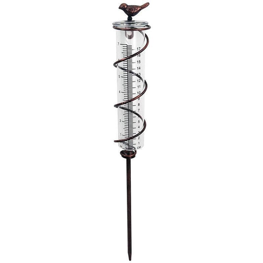 Rain Gauge Cast Iron Bird Garden Spike - The Renmy Store Homewares & Gifts