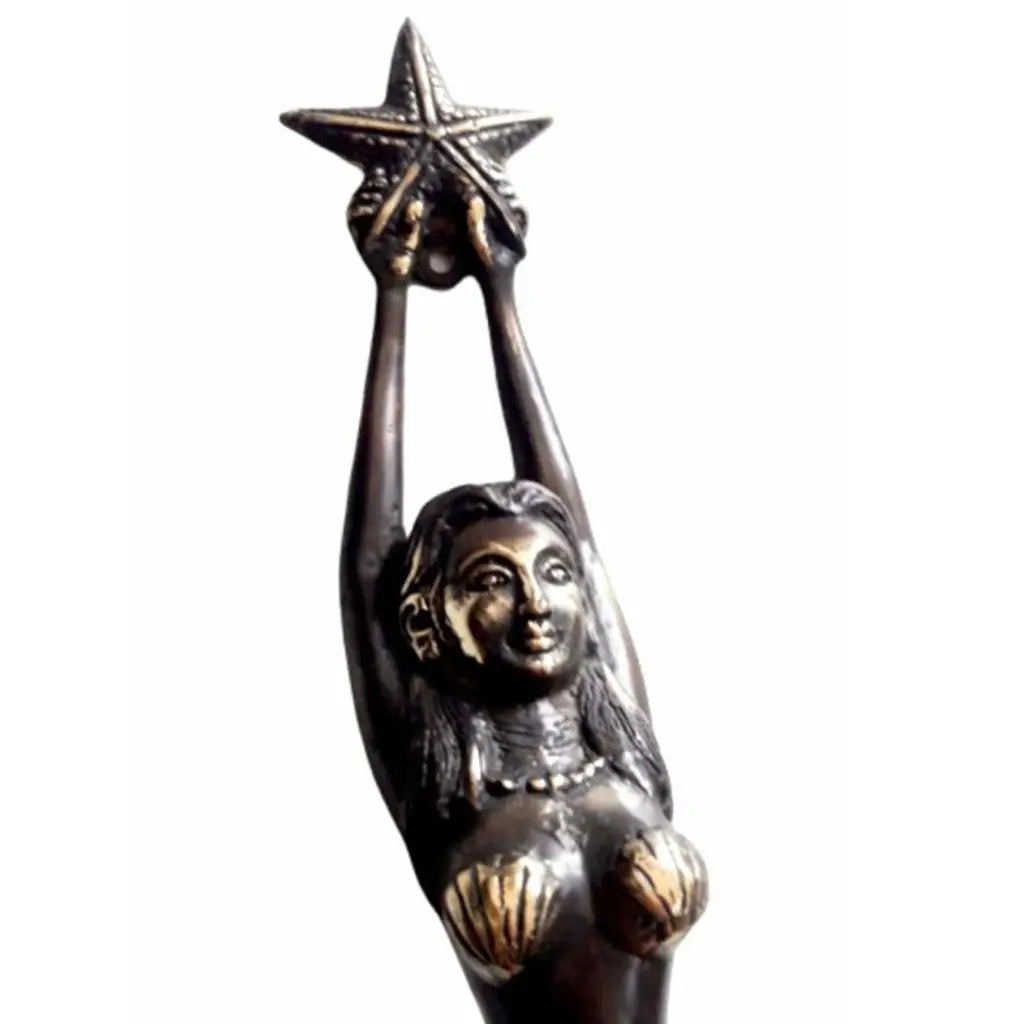 Mermaid Door Handle | Nautical Cabinet Pull & Drawer Knob | Coastal Beach Decor
