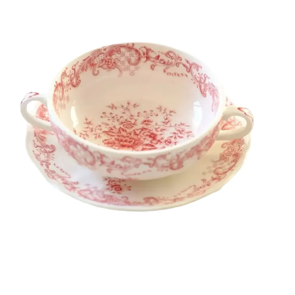 Cup English French Style Elegance Ceramic - The Renmy Store Homewares & Gifts
