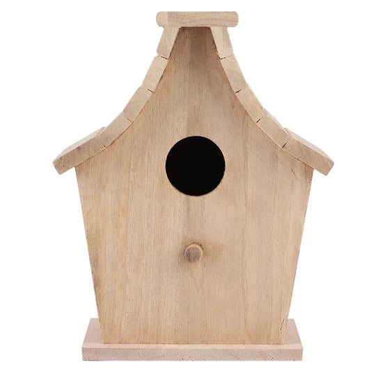 Wood Rustic Birdhouse Bird Breeding Box