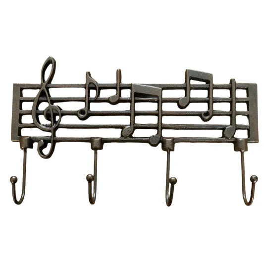 Hook Music Rustic Vintage Cast Iron - The Renmy Store Homewares & Gifts