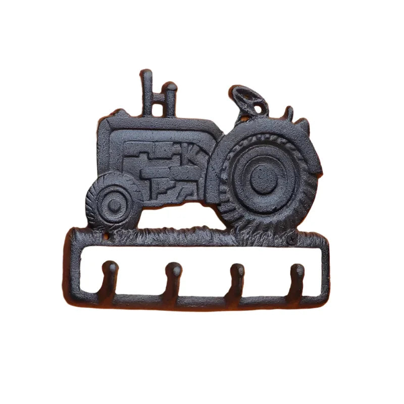 Hook Tractor Farmhouse Country Rustic Cast Iron - The Renmy Store Homewares & Gifts