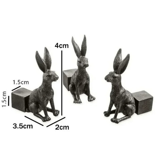 Rabbit Pot Feet Set of 3 - Small Planter Pot Raisers