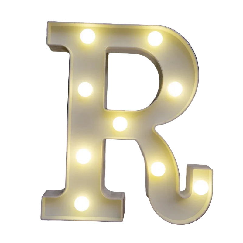 LED Alphabet Letter Number Light | Free Standing Illuminated Decor