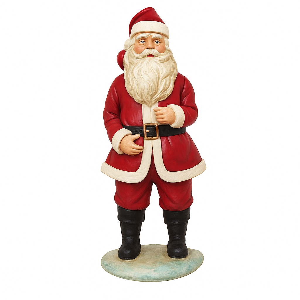 Santa Claus Vintage Cast Iron Door Stop | Christmas Festive Decor