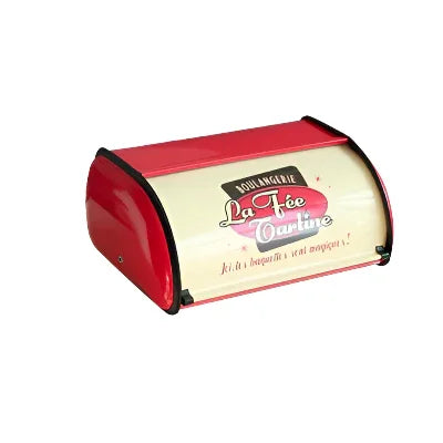 Bread Box Metal Red Kitchen Vintage Retro - The Renmy Store Homewares & Gifts