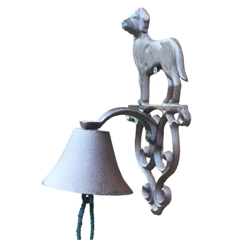 Door Bell Rustic Dog Hound Cast Iron - The Renmy Store Homewares & Gifts