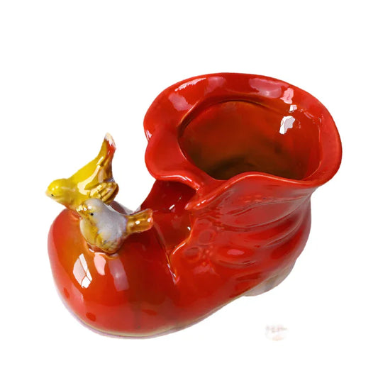 Pot Planter Boot Birds - The Renmy Store Homewares & Gifts