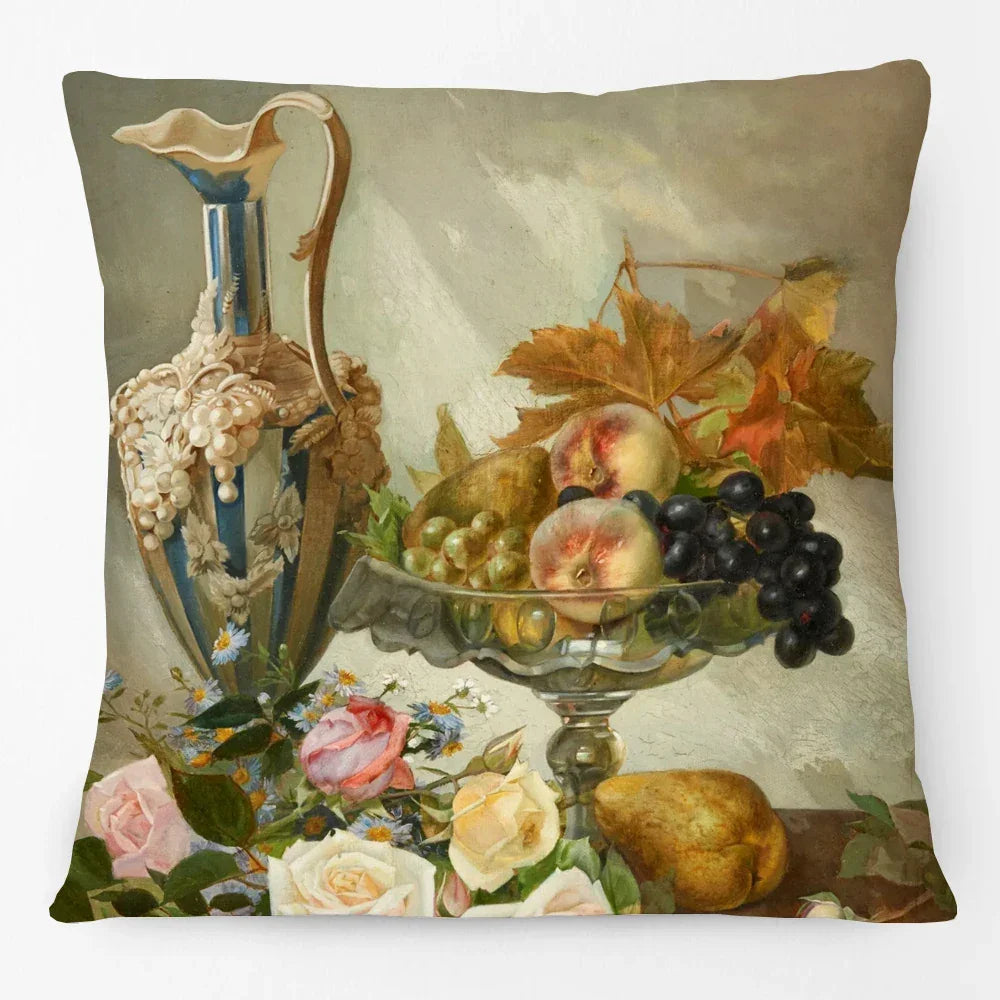 Cushion Cover Floral Flower Antique Classics
